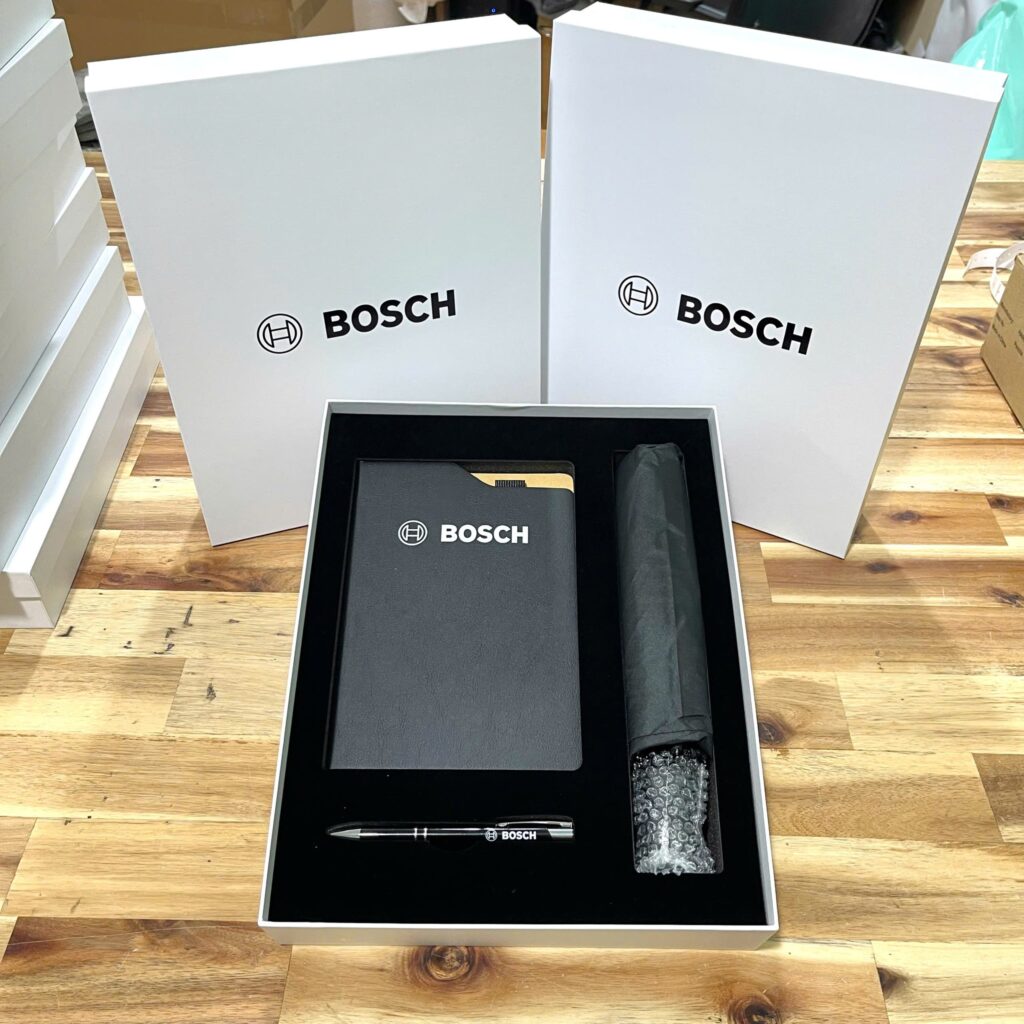 Sổ bìa da gáy còng Bose