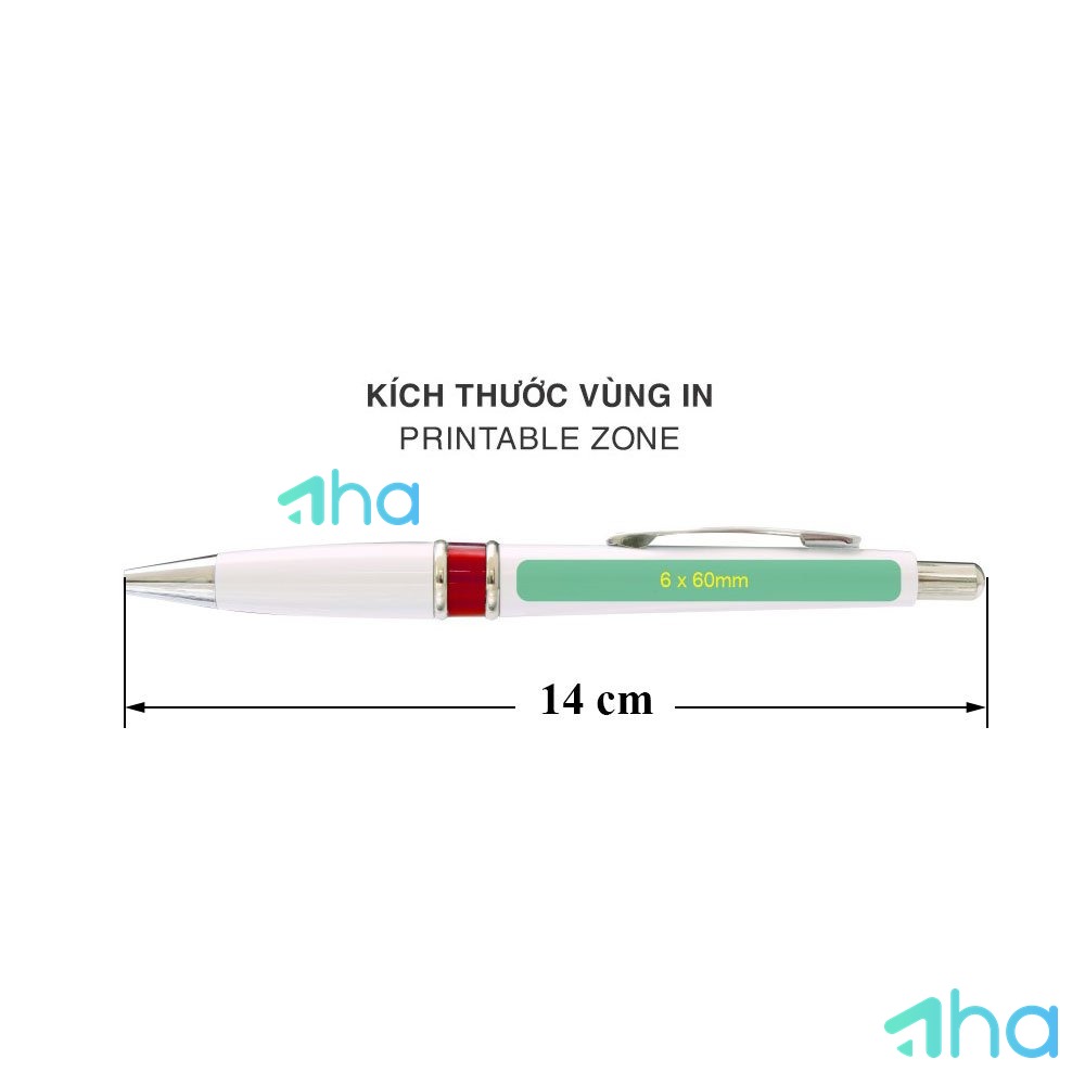 Bút cao cấp AHA-1324A Xanh dương phối trắng