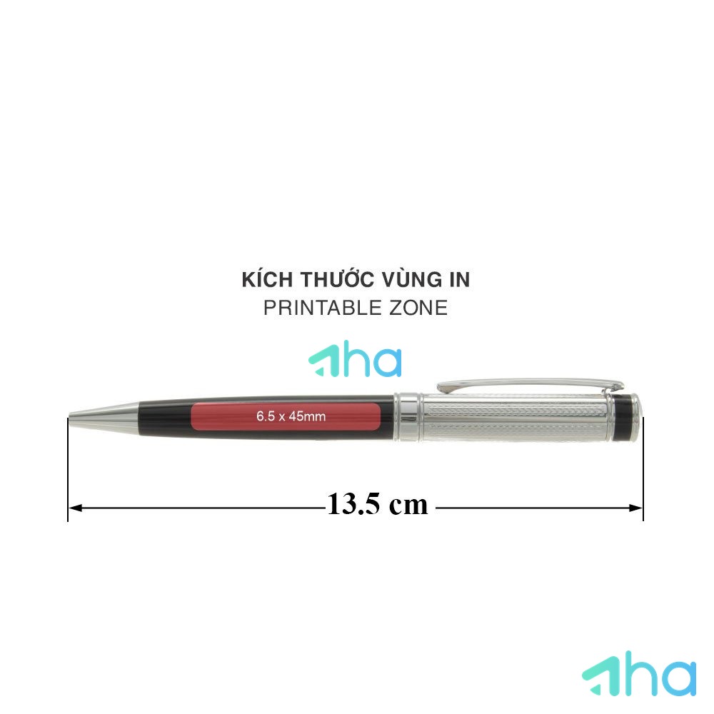 Bút ký tên cao cấp AHA-316 Đen phối vàng