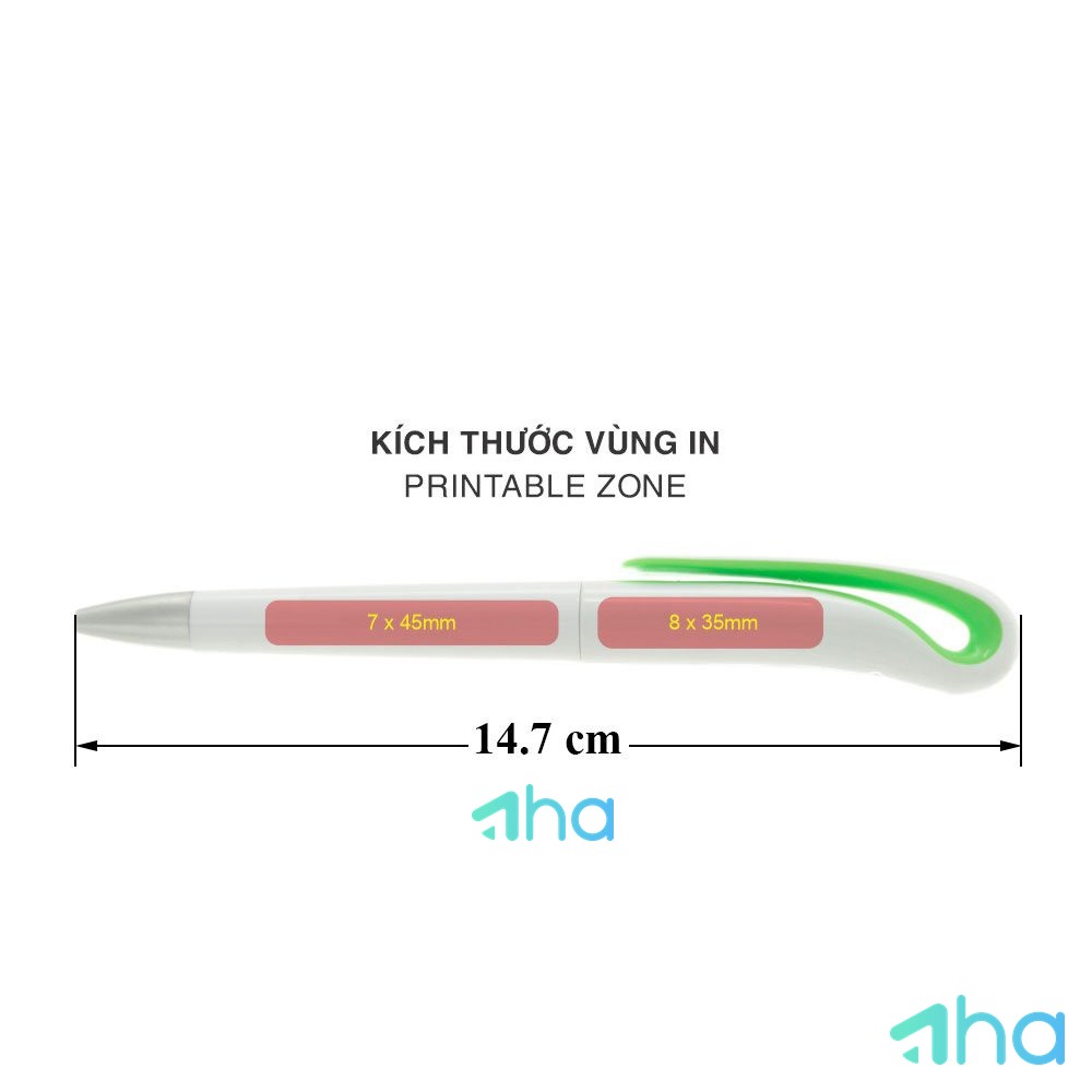 Bút làm quà tặng AHA-801BK Đen