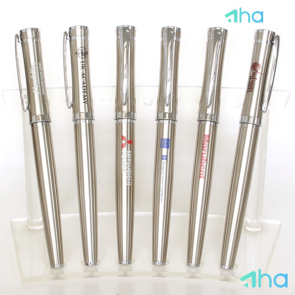 Bút màu cam AHA-3035SL Bạc