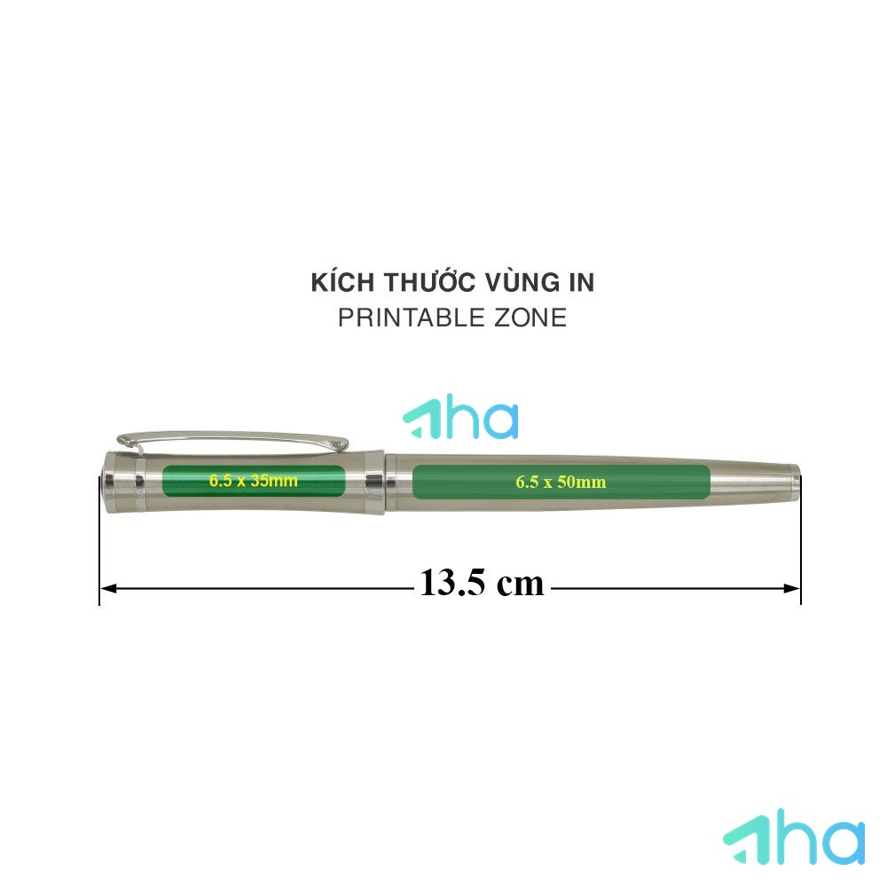 Bút màu cam AHA-3035SL Bạc