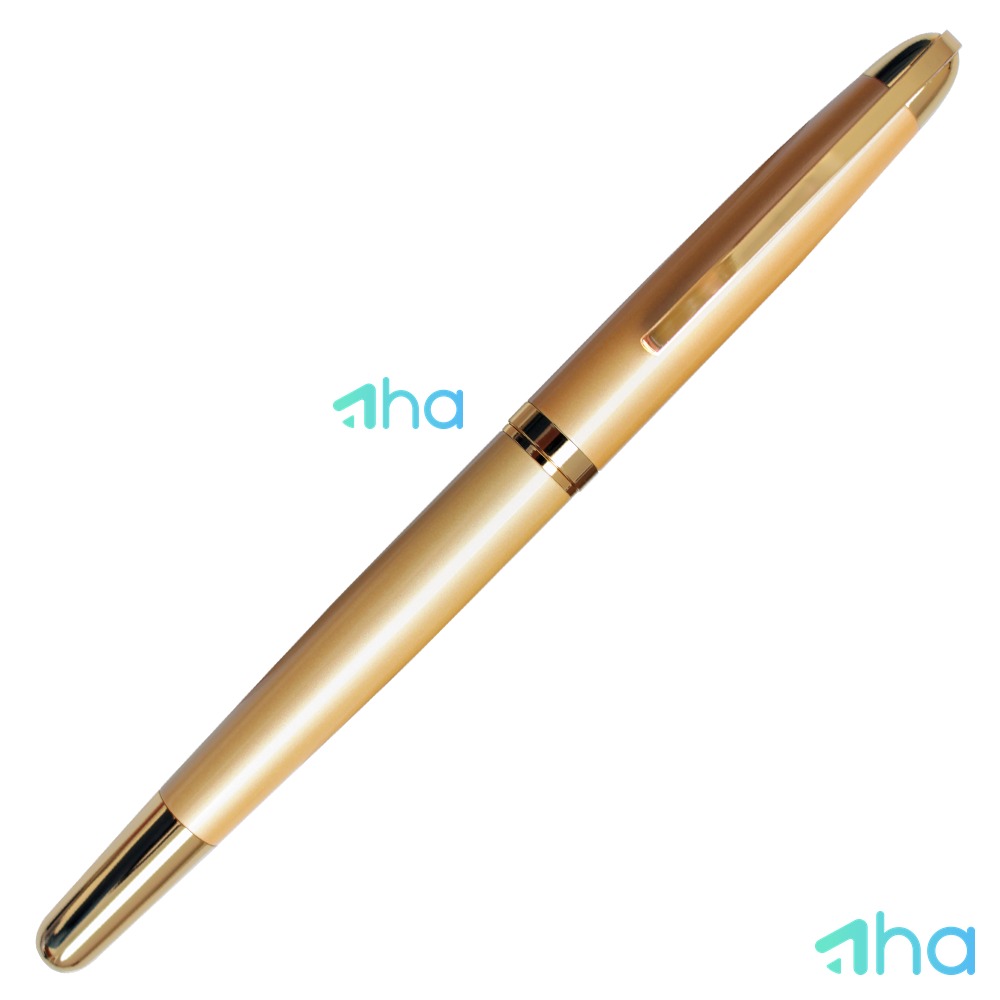 Bút màu tím AHA-2088 Trắng phối Xám