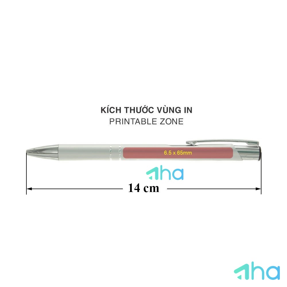 Bút màu tím AHA-606 Vàng