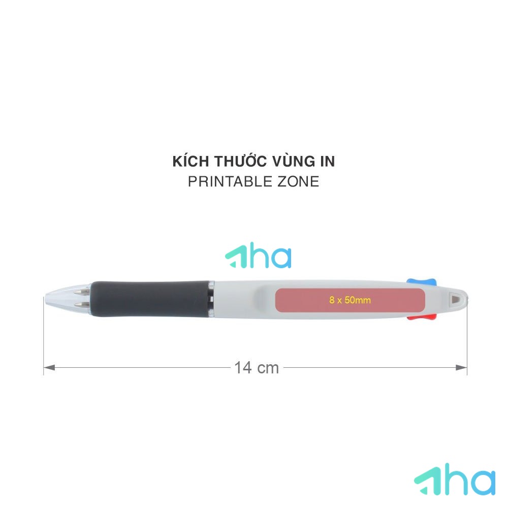 Bút màu tím AHA-9028 Đỏ