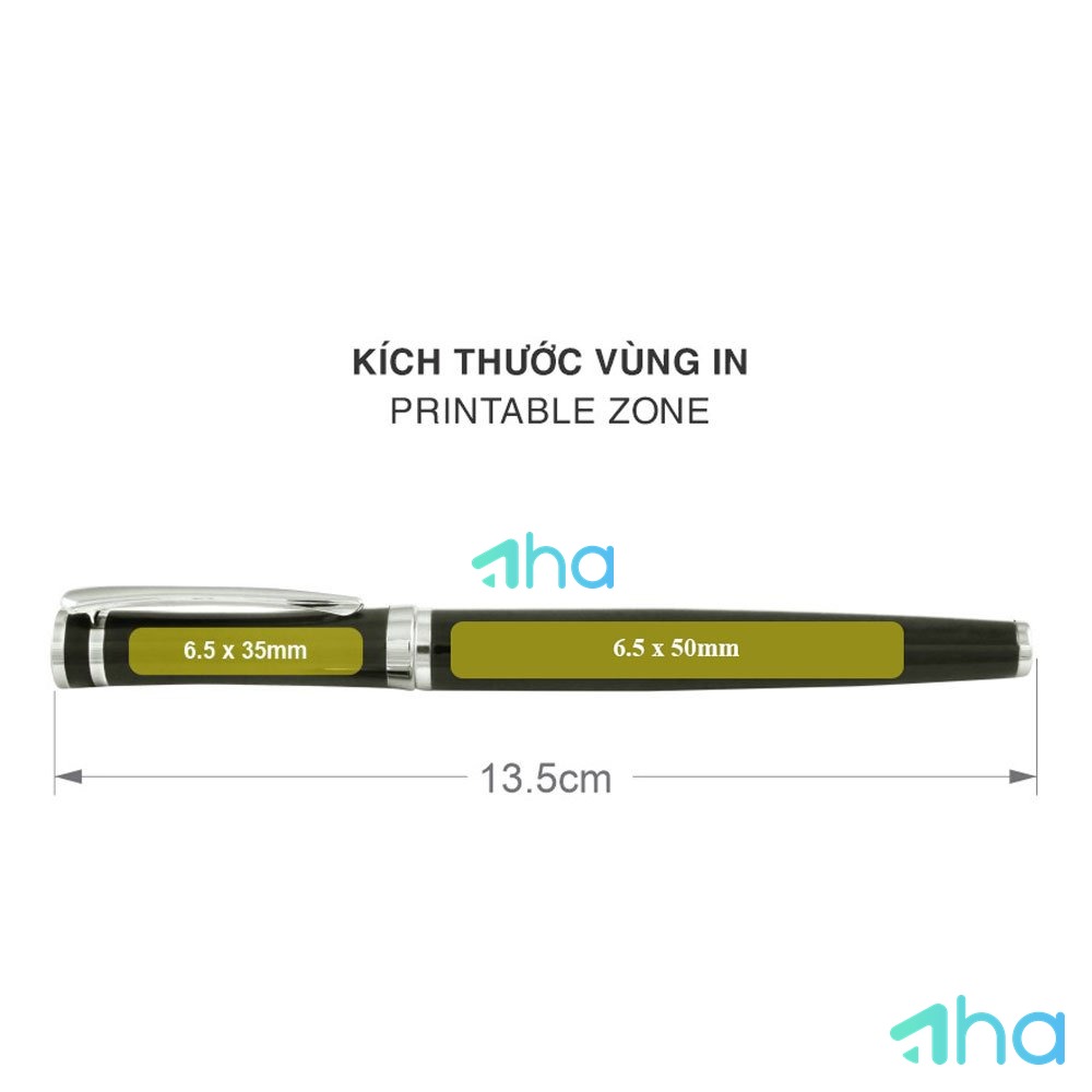 Bút màu xanh AHA-3035BK Đen