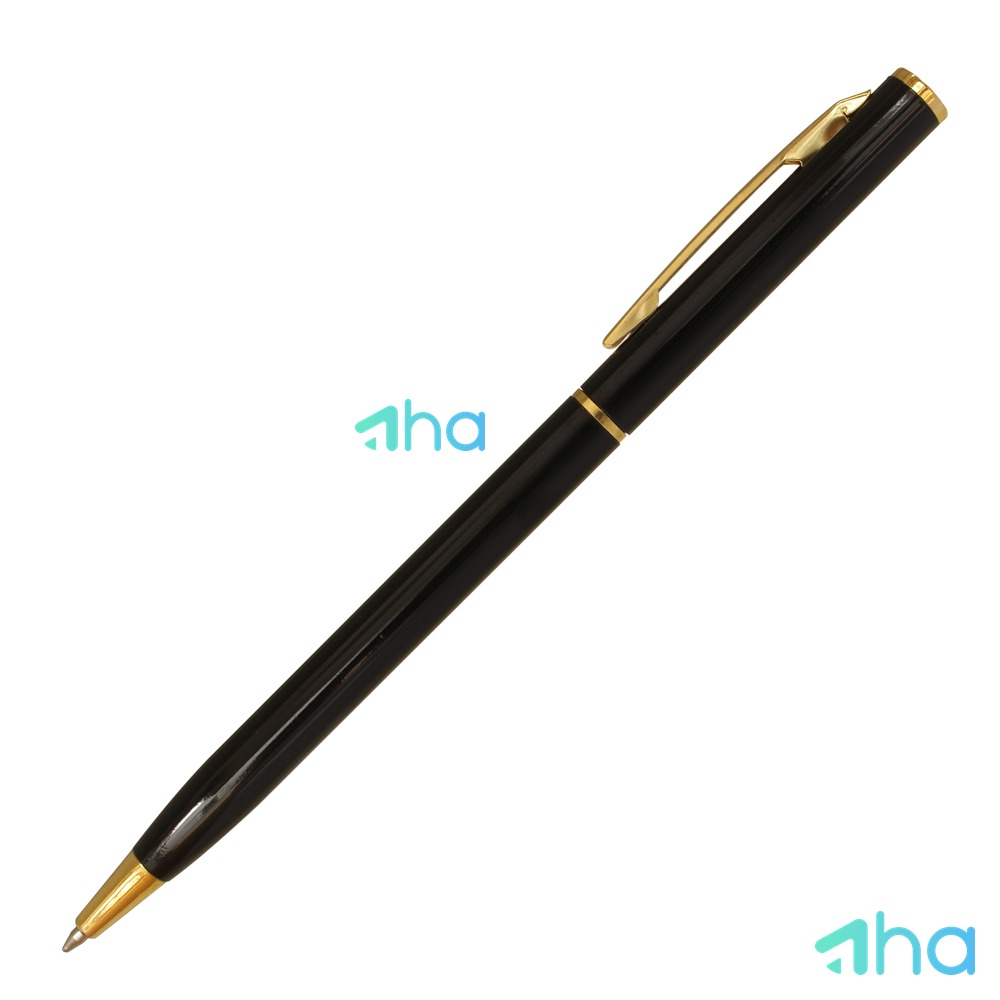 Bút nhựa AHA-017BK Đen phối vàng