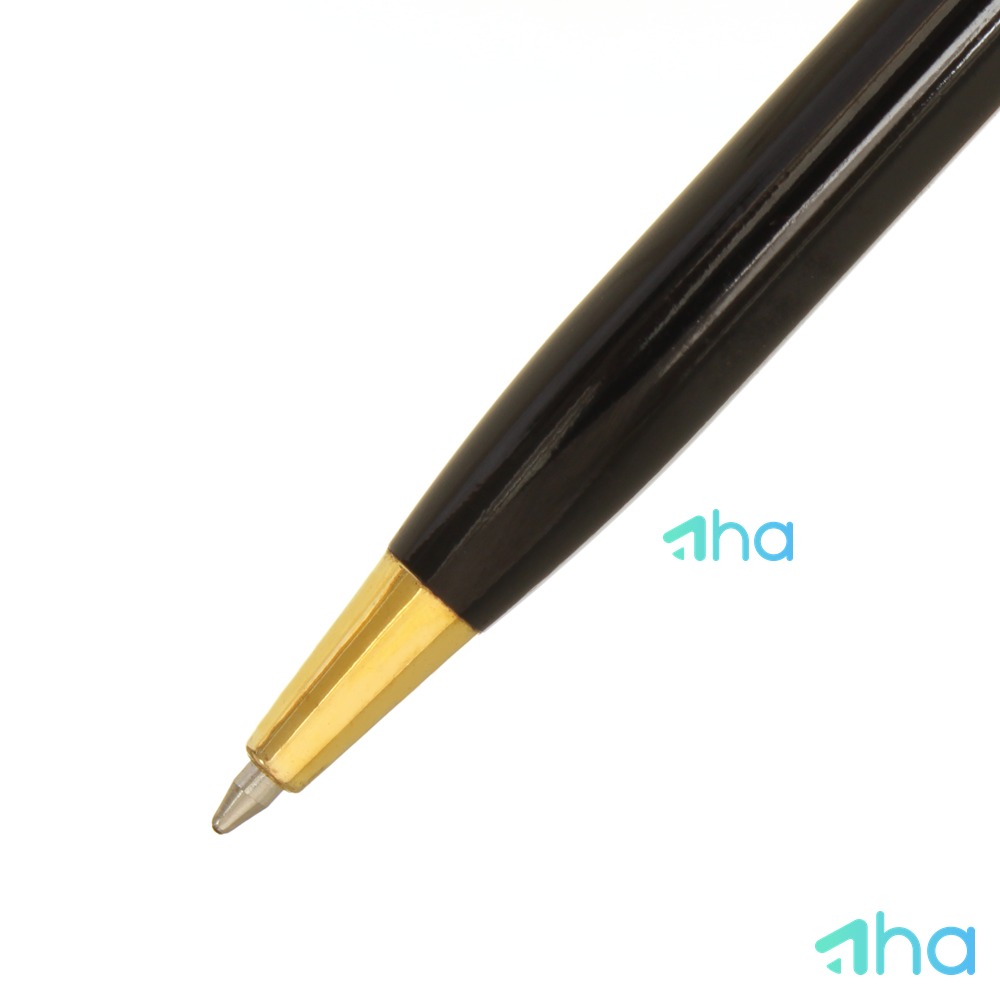Bút nhựa AHA-017BK Đen phối vàng