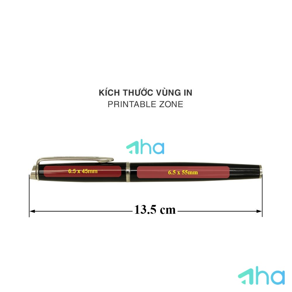 Bút tặng hình ngôi sao AHA-2917 Trắng