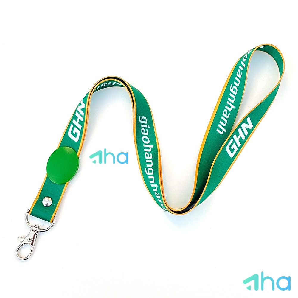 Dây đeo thẻ in logo AHA-S20