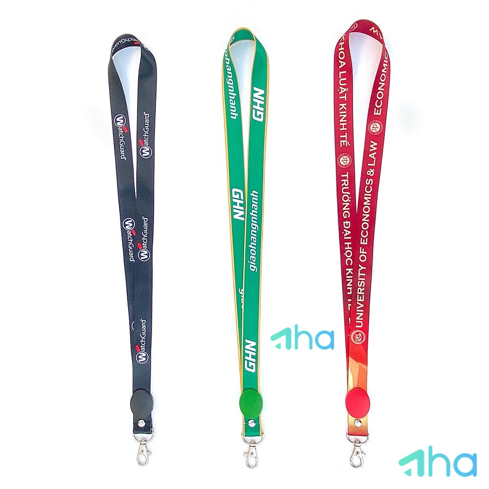 Dây đeo thẻ in logo AHA-S20
