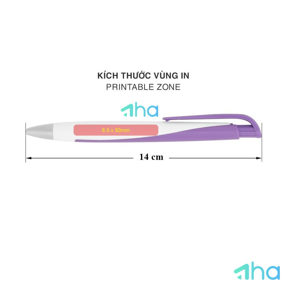In bút bi quảng cáo AHA-208 Đỏ