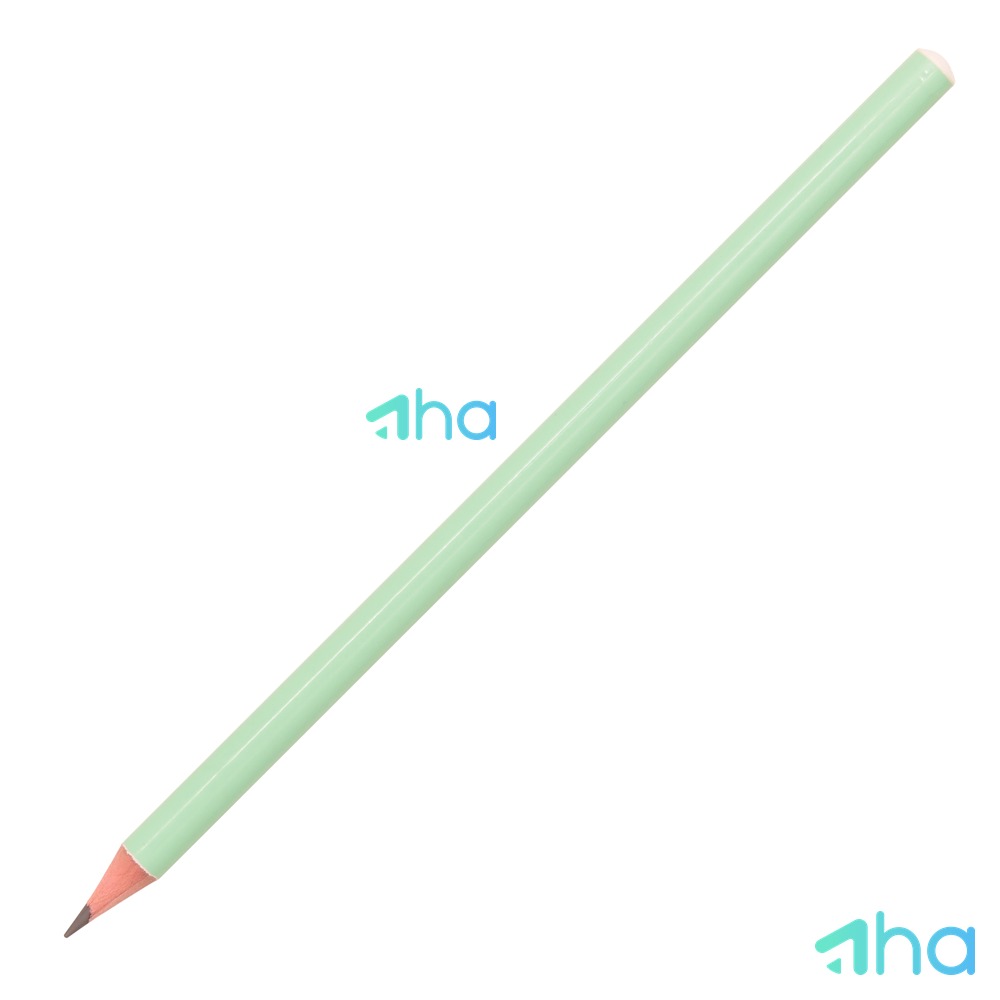 In bút chì HB dạng tròn 12HB xanh lá nhạt