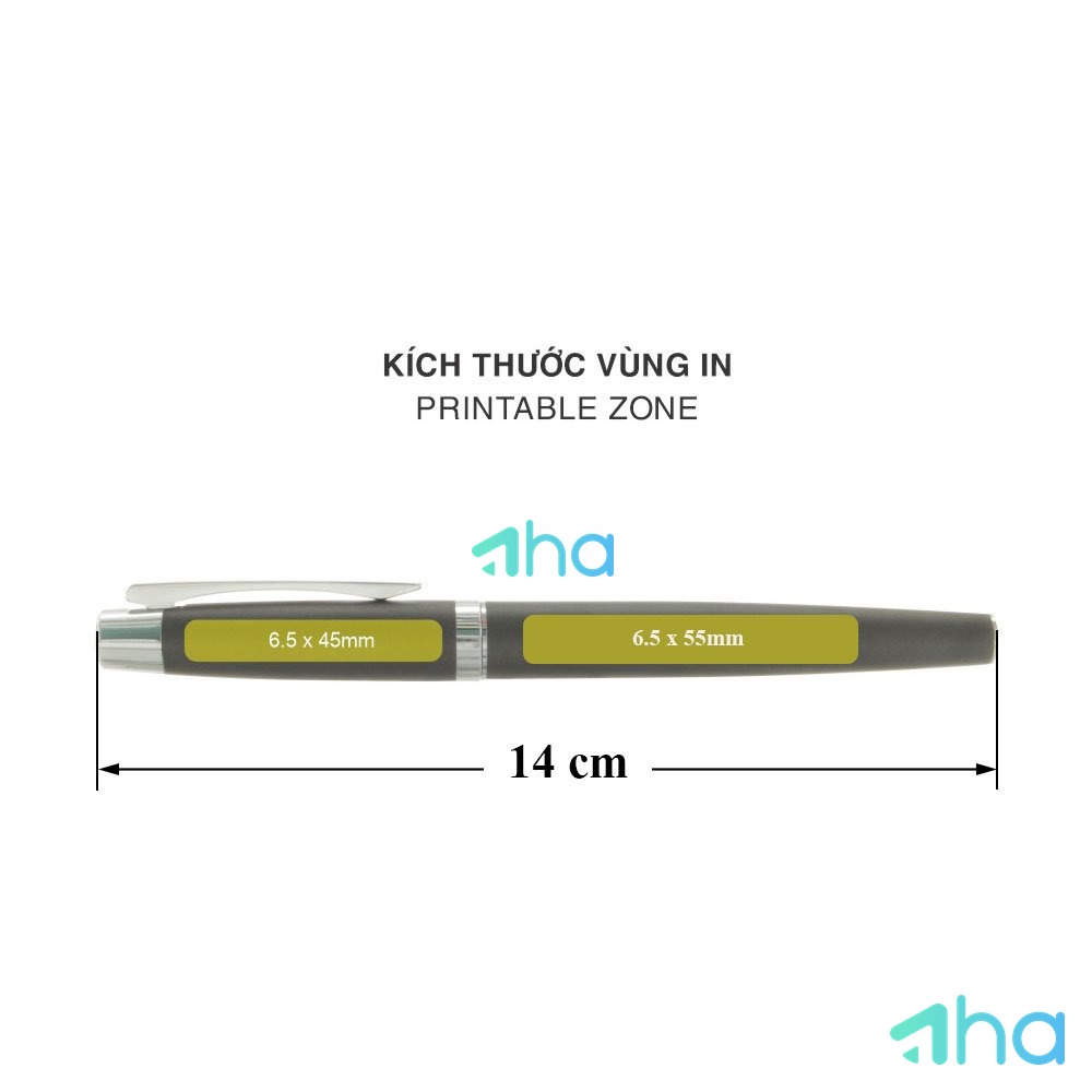 In bút quà tặng AHA-530GR Xám