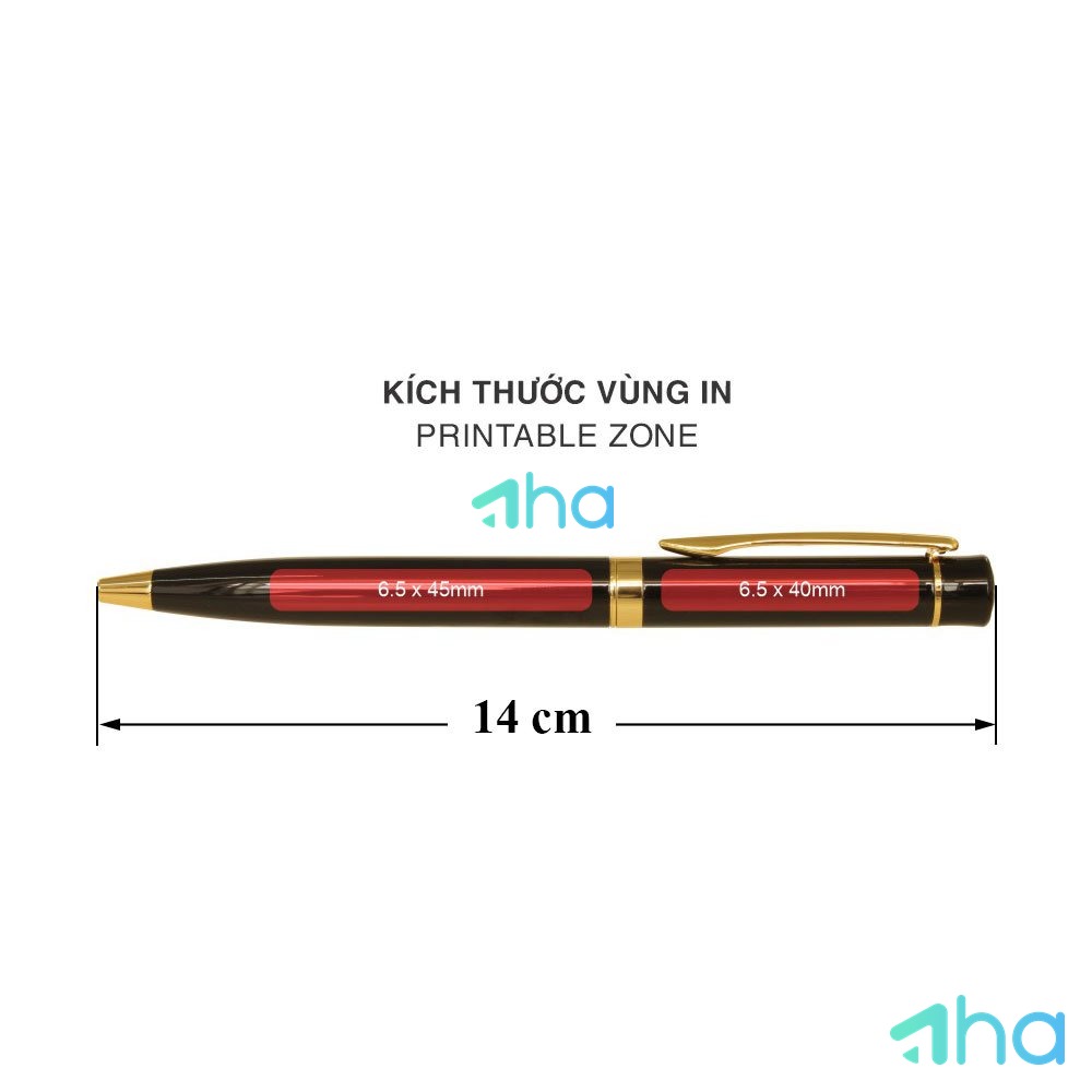 In bút theo yêu cầu AHA-001BK Đen
