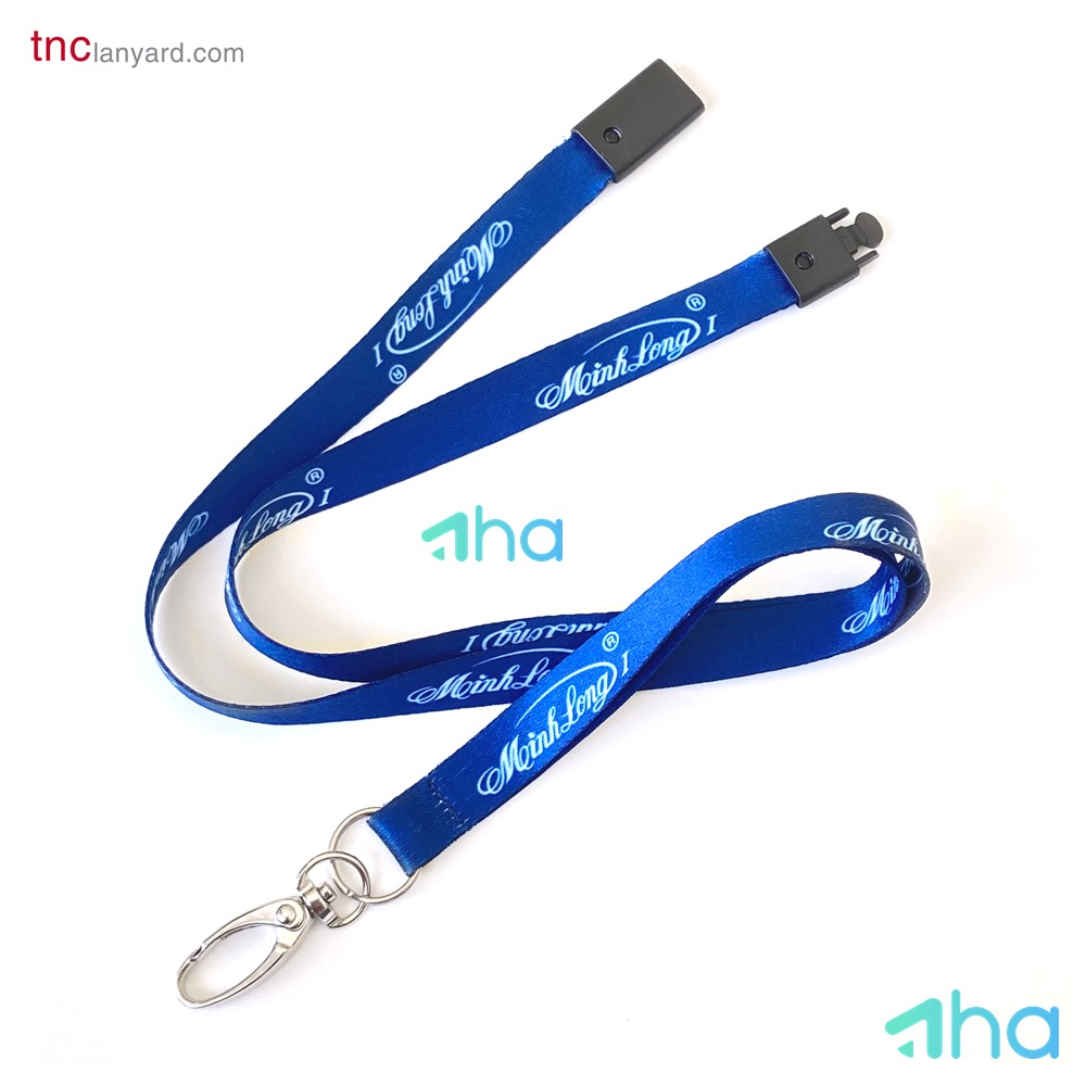 In chữ lên dây đeo thẻ AHA-S10