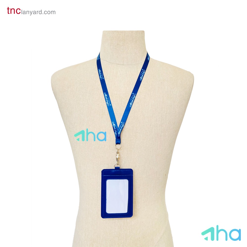 In chữ lên dây đeo thẻ AHA-S10