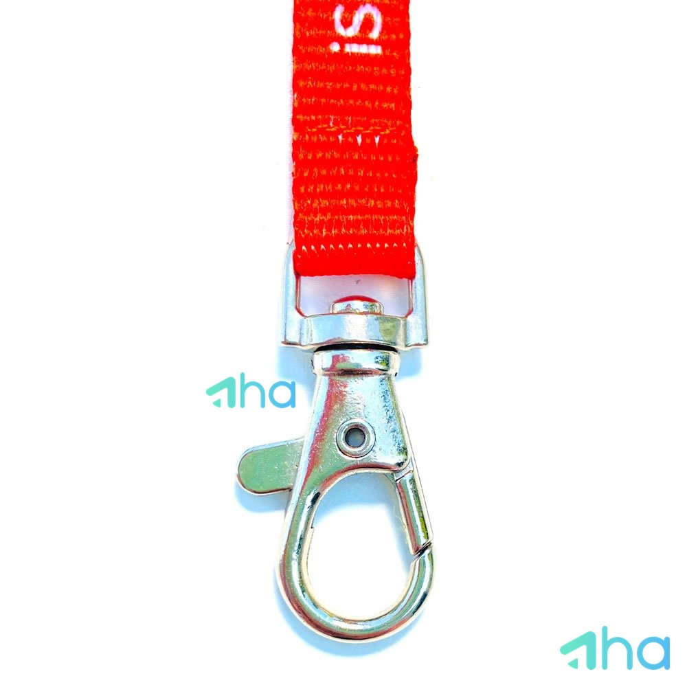 In logo dây đeo thẻ nhân viên giá rẻ AHA-P10