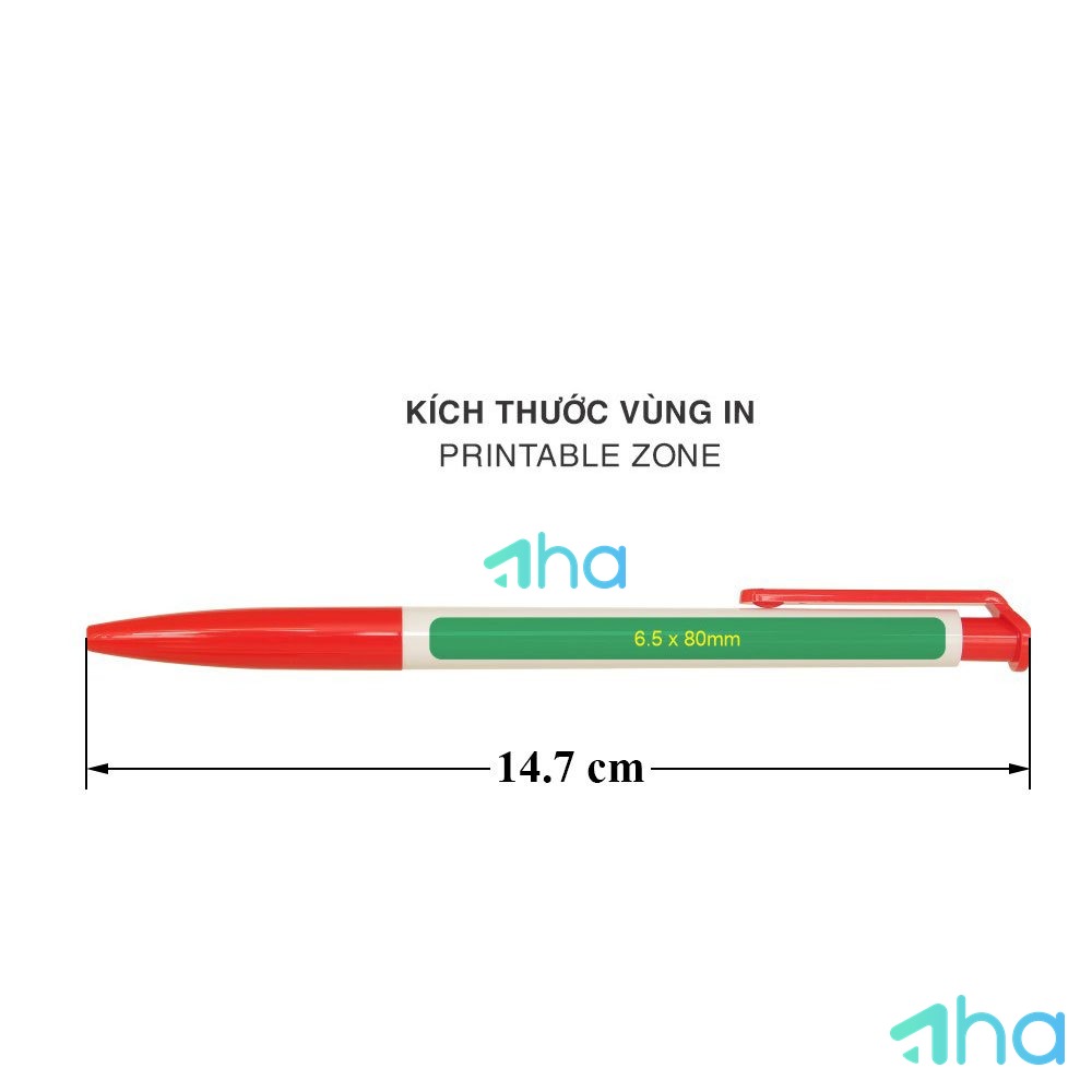 Nhà máy sản xuất bút bi AHA-023 Xanh Dương