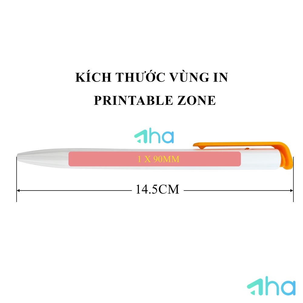 Sản xuất bút bi theo yêu cầu AHA-3813A Đỏ